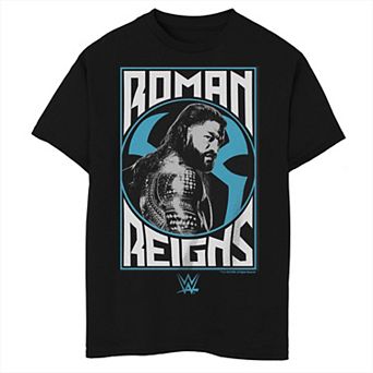 Boys 8-20 WWE Roman Reigns Sees You Logo Tee
