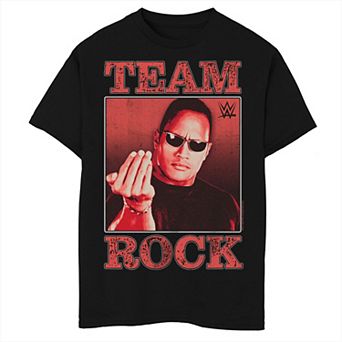 Boys 8-20 WWE The Team Rock Square Poster Tee