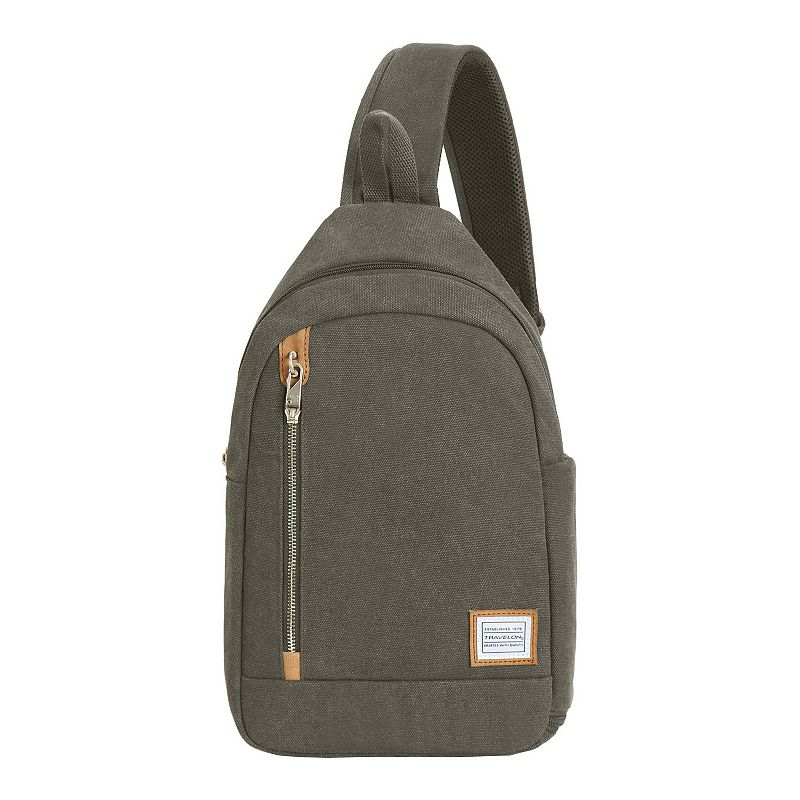 Travelon Anti-Theft Heritage Sling Bag, Green