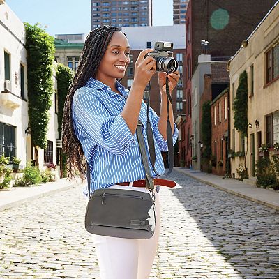 Travelon Anti Theft Metro Dome Crossbody Bag