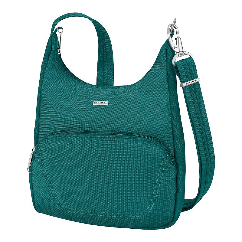 Travelon Anti-Theft Classic Essential Messenger Bag, Green