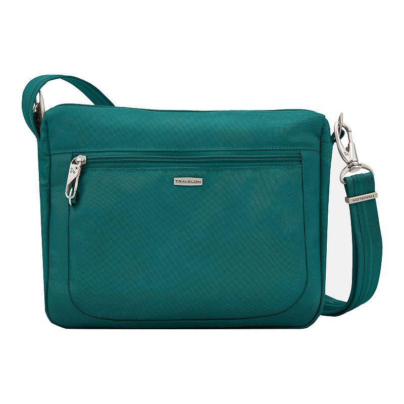 Travelon Anti-Theft Classic Small Crossbody Bag, Green