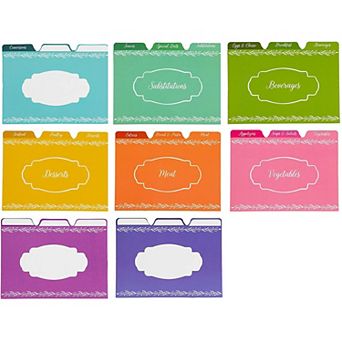 Recipe Card Dividers 4 x 6 in (Set of 24)