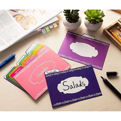 Recipe Card Dividers 4 x 6 Inches (Set of 24)