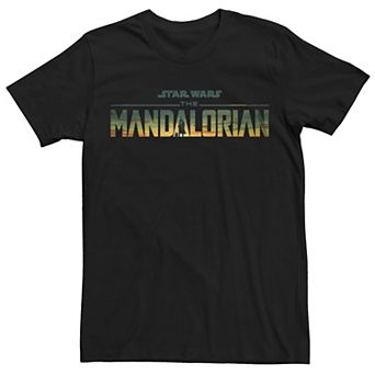 Men's Star Wars The Mandalorian Mando Grogu Logo Tee