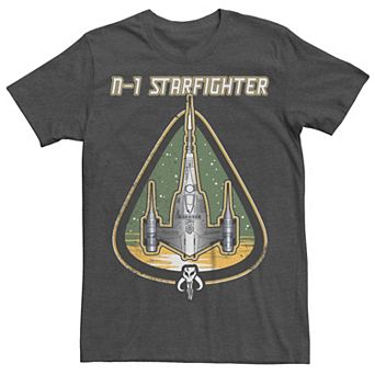 Men's Star Wars The Mandalorian N1 Starfighter Mod Tee