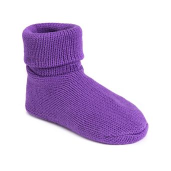 Women's Softones By Muk Luks Cuffed Slipper Socks