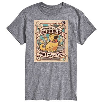 Disney / Pixar's UP Big & Tall Name Is Dug Graphic Tee