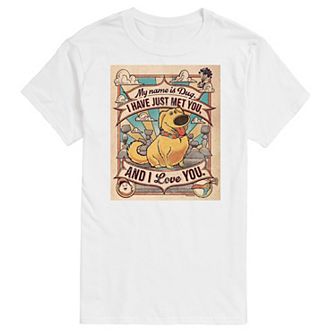 Disney / Pixar's UP Big & Tall Name Is Dug Graphic Tee