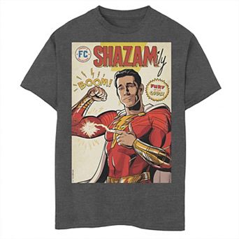Boys 8-20 Shazam Fury Of The Gods Shazam Comic Logo Tee