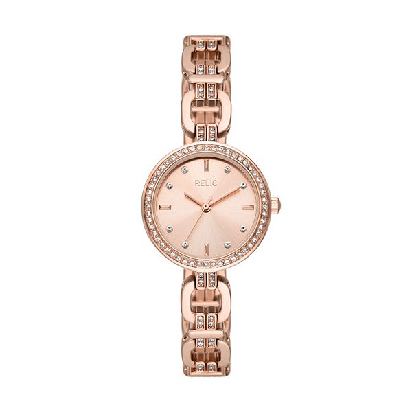 Kohls rose best sale gold watch