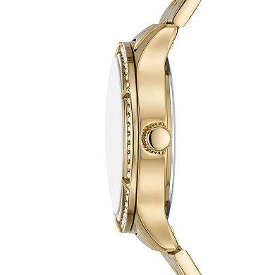 Relic By Fossil Women's Maeve Gold Tone Link Watch - ZR16013