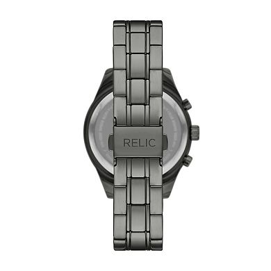 Relic By Fossil Women's Merritt Gunmetal Tone Link Watch - ZR16011