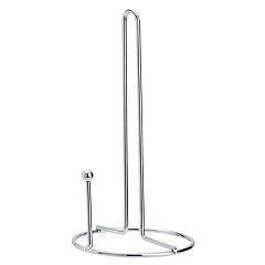 Crystal Paper Towel Holder Stand for Kitchen Countertops, Tall Clear Roll  Dispenser (15.2 x 8.5 In)