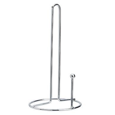 Countertop Paper Towel Holder, Stainless Steel, With Tension Arm, 6x12 In