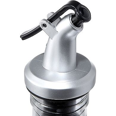 Set of 2 Olive Oil and Vinegar Dispensers Cruet Glass Bottles 250ml By Juvale