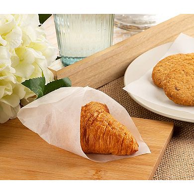 500-Pack Wax Paper Sheets, Pre-Cut Square Food Liners (6 In, White)