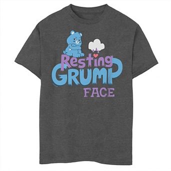 Boys Care Bears Resting Grump Face Tee