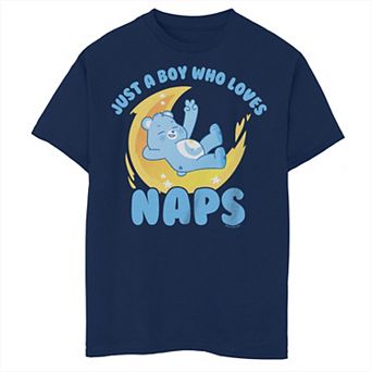 Boys 8-20 Husky Care Bears A Boy Who Loves Naps Graphic Tee