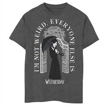Boys 8-20 Husky Wednesday I'm Not Weird Graphic Tee