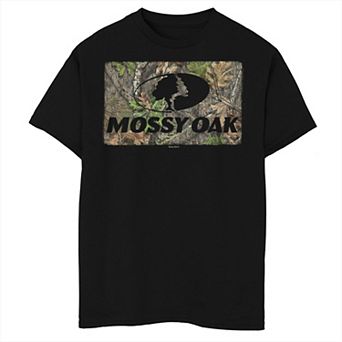 Boys 8-20 Husky Mossy Oak Forest Camo Logo Graphic Tee