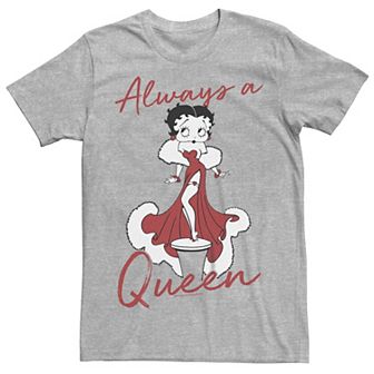 Juniors' Betty Boop Always A Queen Boyfriend Graphic Tee