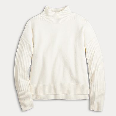 Juniors' SO® Cozy Mock-Neck Sweater