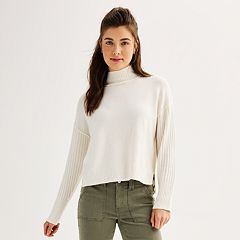 Kohls womens sale white sweaters