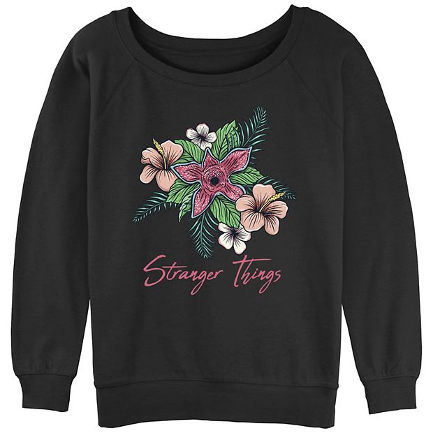 Stranger things pink sales sweatshirt