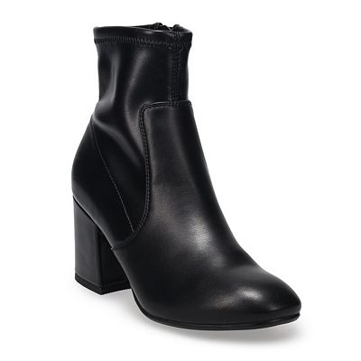 Kohls womens shops black booties