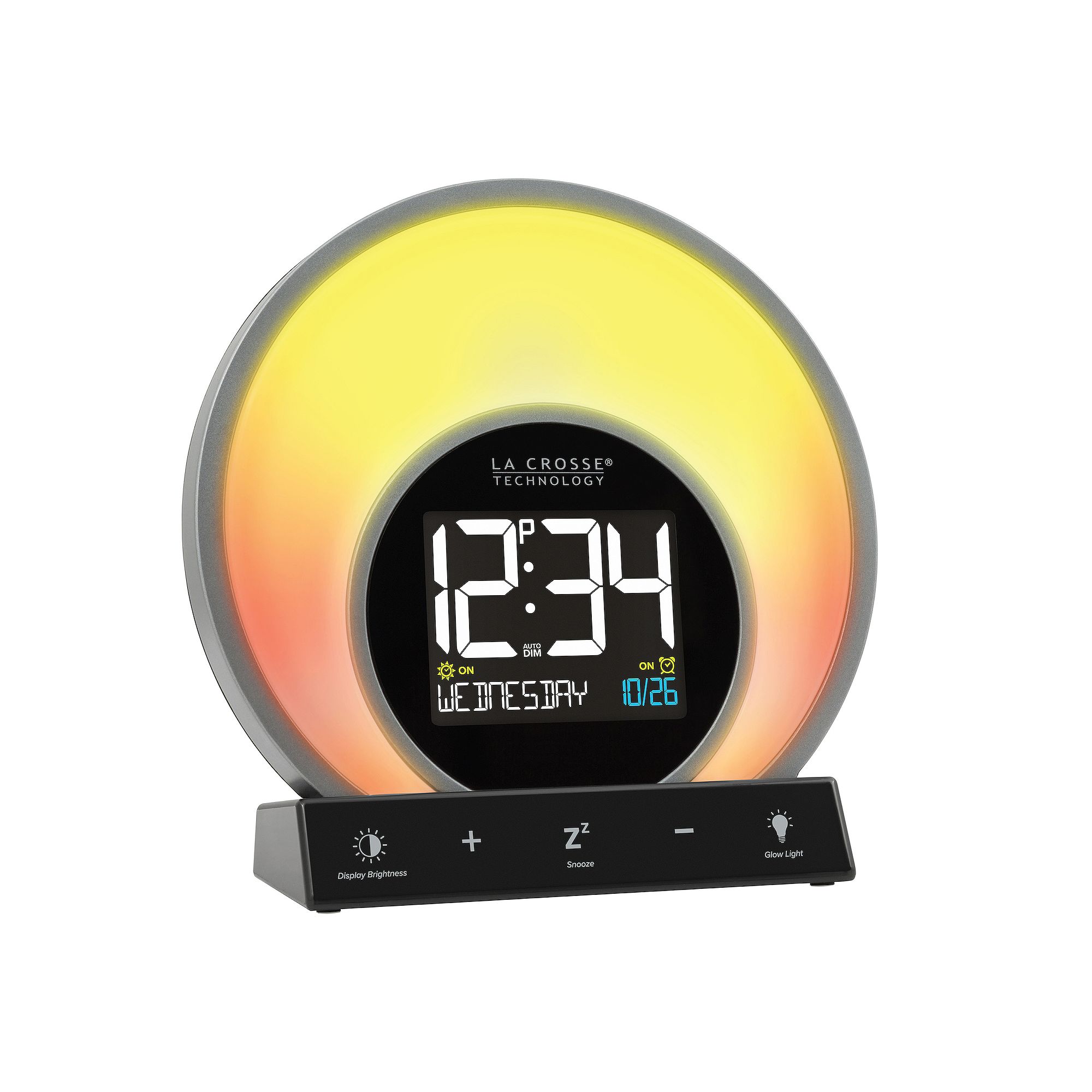 La Crosse Technology Soluna S Sunrise & Sunset Light Digital Alarm Clock wi