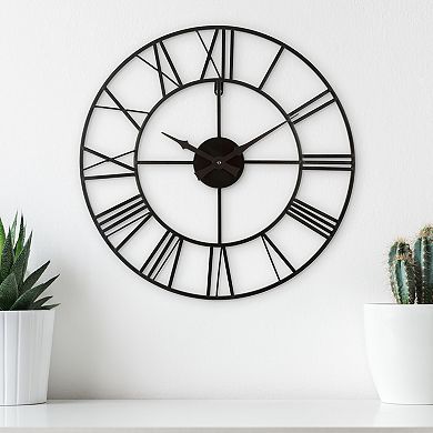 La Crosse Technology Metal Tower Wall Clock