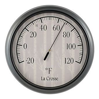 La Crosse Technology 8 in Analog Indoor/Outdoor Thermometer