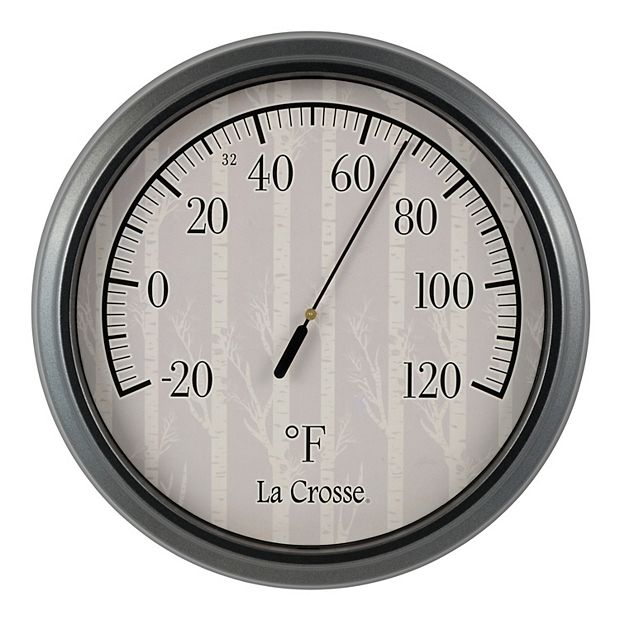 Analogue indoor-outdoor thermometer