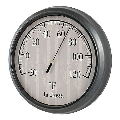 La Crosse Technology 8-in. Analog Indoor/Outdoor Thermometer