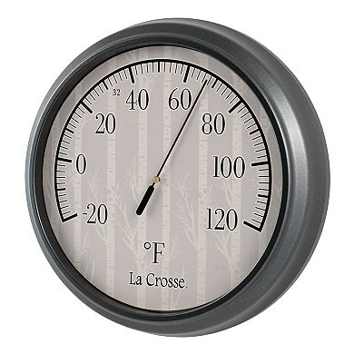 La Crosse Technology 8-in. Analog Indoor/Outdoor Thermometer 