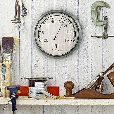 La Crosse Technology 8-in. Analog Indoor/Outdoor Thermometer