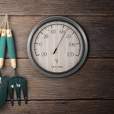 La Crosse Technology 8-in. Analog Indoor/Outdoor Thermometer
