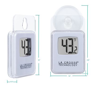 La Crosse Technology Instant-Read Digital Window Thermometer