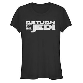 Juniors' Star Wars The Return Of The Jedi Typography Graphic Tee