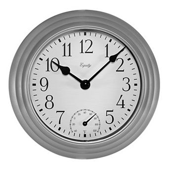 La Crosse Technology Equity by La Crosse 29007 8 in Indoor/Outdoor Basics Wall Clock