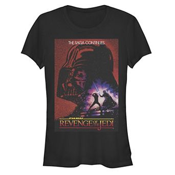 Juniors' Star Wars The Return Of The Jedi Desert Hue Poster Graphic Tee