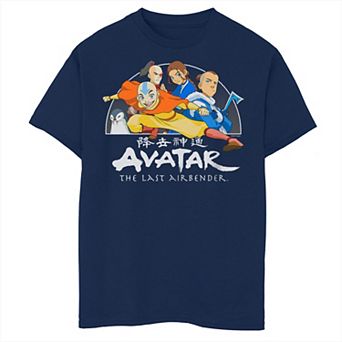 Boys 8-20 Husky Avatar The Last Airbender Main Characters Graphic Tee