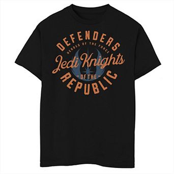 Boys 6-20 Star Wars Clone Wars Jedi Knights Emblem Graphic Tee