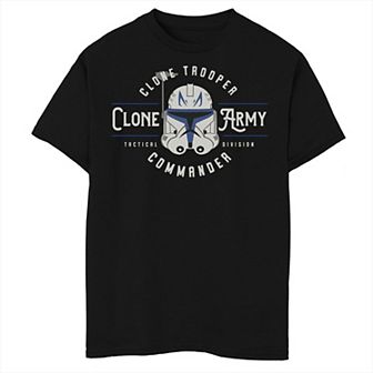 Boys 8-20 Star Wars Clone Wars Army Emblem Graphic Tee
