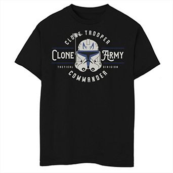Boys 6-20 Star Wars Clone Wars Army Emblem Graphic Tee