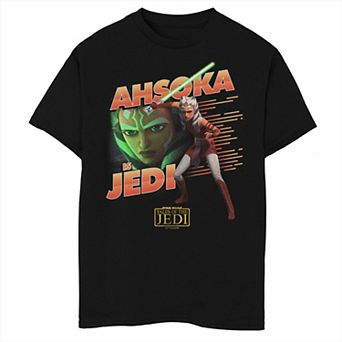 Boys 6-20 Husky Star Wars Tales Of The Jedi Ahsoka Ready To Fight Graphic Tee