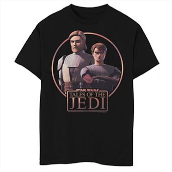 Boys 8-20 Husky Star Wars Tales Of The Jedi Obi Anakin Graphic Tee