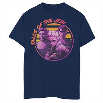 Boys 6-20 Husky Star Wars Tales Of The Jedi Sunset Trio Graphic Tee