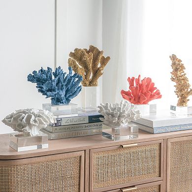 Inna Faux Coral Table Decor